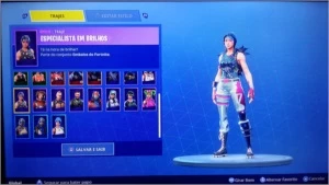 Conta fortnite c/cavaleiro negro,ceifador,omega