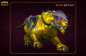 Montaria Wow - Pantera Amarela - Blizzard