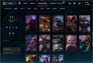 CONTA DE LOL ( 100 CAMPEÕES + SKIN ) - League of Legends