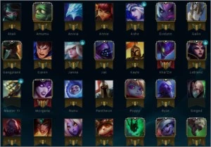 Conta de lol platina - League of Legends