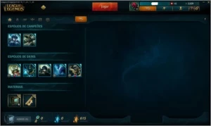 Vendo Conta de LOL platina5,mmr de diamante, SKINS LENDARIAS - League of Legends