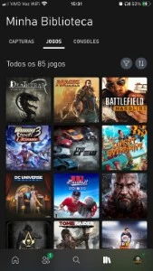 CONTA DE JOGOS XBOX ONE S/X