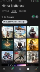 CONTA DE JOGOS XBOX ONE S/X