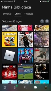 CONTA DE JOGOS XBOX ONE S/X