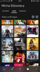 CONTA DE JOGOS XBOX ONE S/X