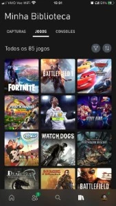 CONTA DE JOGOS XBOX ONE S/X