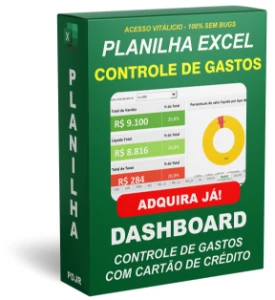 Planilha de Controle de Gastos com Cartão de Crédito - Outros