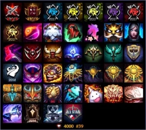 Conta no LoL - Unranked 39 Skins - League of Legends