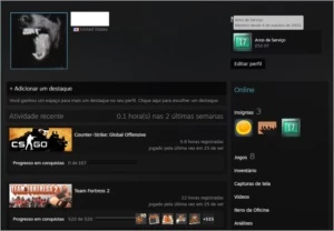 CONTA STEAM 17 / 18 ANOS DE SERVIÇO - Counter Strike CS