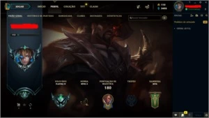 CONTA PLATINA LVL 113 - League of Legends LOL