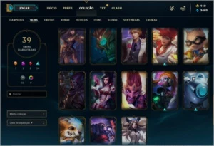 CONTA PLATINA LVL 113 - League of Legends LOL