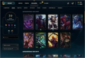 CONTA PLATINA LVL 113 - League of Legends LOL