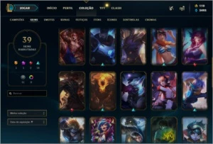 CONTA PLATINA LVL 113 - League of Legends LOL