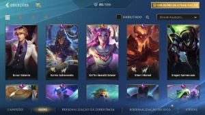 Conta LOL Wild Rift com 85 skins - League of Legends: Wild Rift LOL WR