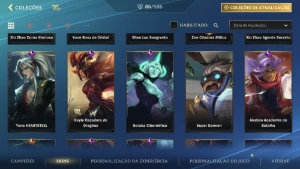 Conta LOL Wild Rift com 85 skins - League of Legends: Wild Rift LOL WR