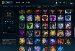 Conta League Of Legends - Platina I - 108 Skins LOL