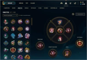 Conta League Of Legends - Platina I - 108 Skins LOL