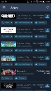 CONTA STEAM COM MAIS DE 100 JOGOS. Cyberpunk, RDR2, etc