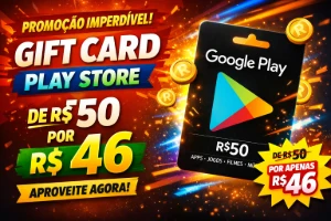 Gift Card PlayStore R$ 50 - Gift Cards