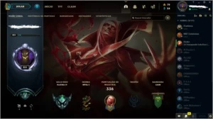 LOL CONTA PLATINA 1 150SKINS - League of Legends