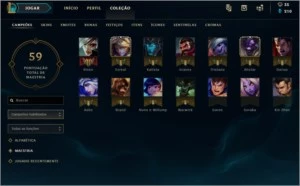 Conta UNRANKED, 3 reembolsos, 4 skins, 14 campeões - League of Legends LOL