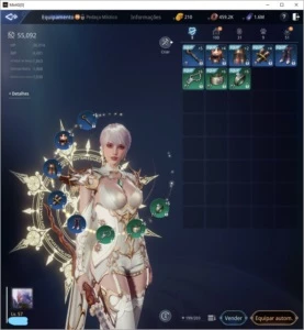 CONTA MIR4 DOIS PETS ÉPICO SERVIDOR SA54