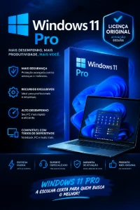Windows 11 Pro - Licença Original - Chaves de Ativação - Softwares e Licenças