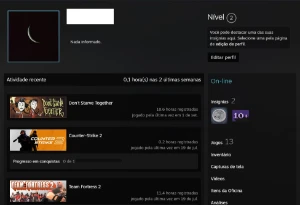 CONTA  STEAM com 13 jogos - Counter Strike CS