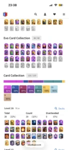 Conta Clash Royale Top Global - 40 cartas Lv 16