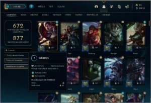 Conta Platina - League of Legends LOL