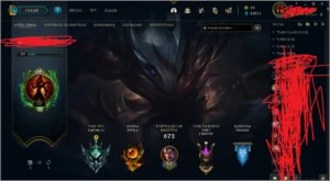 Conta Platina - League of Legends LOL