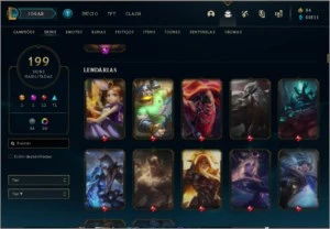 Conta Platina - League of Legends LOL
