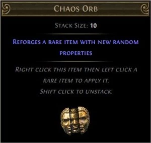 400 Chaos Orb's - Delve , Entrega Rápida ! Sempre Online! - Others