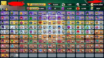 Conta de brawl stars tops