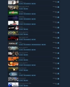 Conta Steam Lvl 29 com 62 jogos