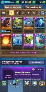 Conta Clash Royale Lv12 - Deck principal semi full