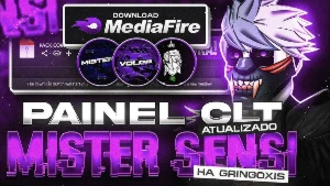 Painel CLT + Pack de sensi!!💉🧊🔷️ - Free Fire