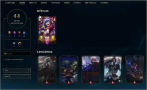 Conta dos Deuses LOLZINHO PRATA 1 LVL 117 - League of Legends