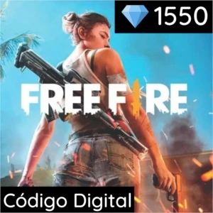 CARTÃO GARENA FREE FIRE 1550 DIAMANTES - CÓDIGO DIGITAL - Gift Cards