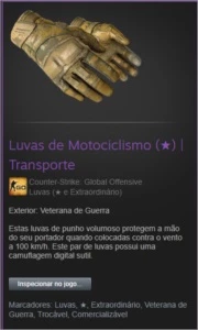 Luvas de Motociclismo (★) | Transporte - Counter Strike CS