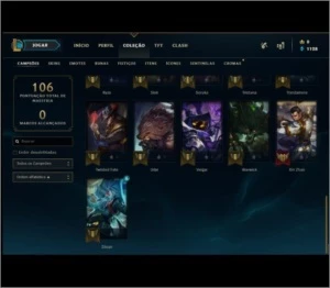 Conta league of legends LOL