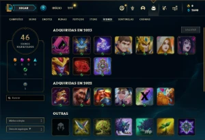 Conta Mestre com 36 Champs e 3 Skins ( 40 PDL ) - League of Legends LOL