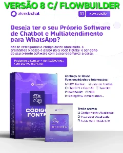 Whaticket Atendechat 2025 + FlowBuilder INSTALADOR + FONTES - Outros