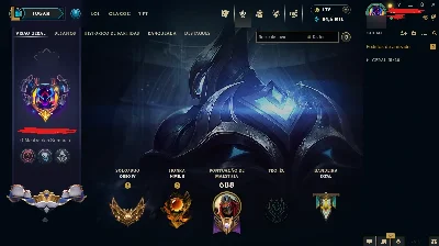 Conta de lol full acesso 234 skins, MMR Plat/Gold - League of Legends