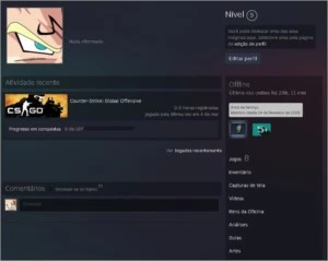 CONTA STEAM MEDALHAS CSGO DE 5 e 10 ANOS - Counter Strike