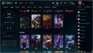 Conta League Of Legends Prata C/ Skin Rara da Cait Prestígio LOL