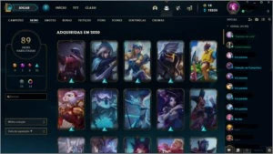 Conta League Of Legends Prata C/ Skin Rara da Cait Prestígio LOL
