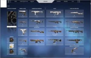 Conta platina 2, algumas skins, tres facas e conta beta - Valorant