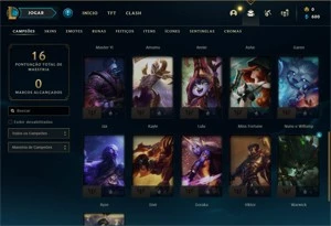CONTA LOL SMURF BARATO - League of Legends