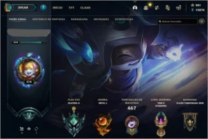 League of legends conta Plat II LOL